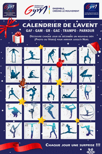 Affiche calendrier Avent